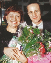 Лариса Лужина с мужем Вячеславом Матвеевым Лариса Лужина с мужем Вячеславом Матвеевым