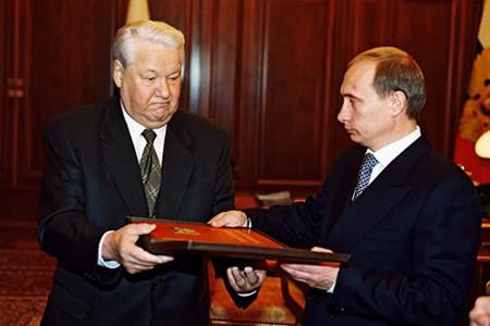 Владимир Путин и Борис Ельцин Владимир Путин и Борис Ельцин