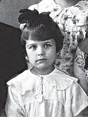Ирина Алфёрова в детстве Ирина Алфёрова в детстве