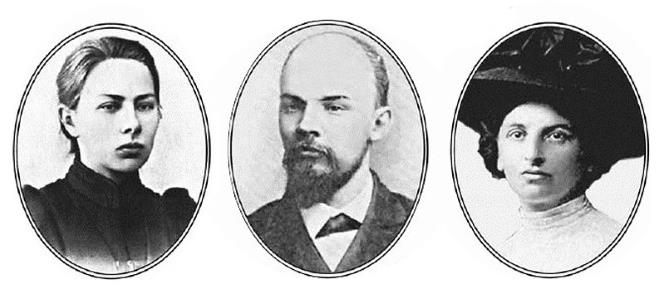 Крупская, Ленин и Арманд Крупская, Ленин и Арманд