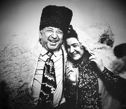 Расул Гамзатов с женой Расул Гамзатов с женой