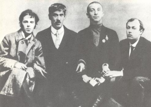 Осип Мандельштам, Корней Чуковский, Бенедикт Лившиц и Юрий Анненков Осип Мандельштам, Корней Чуковский, Бенедикт Лившиц и Юрий Анненков