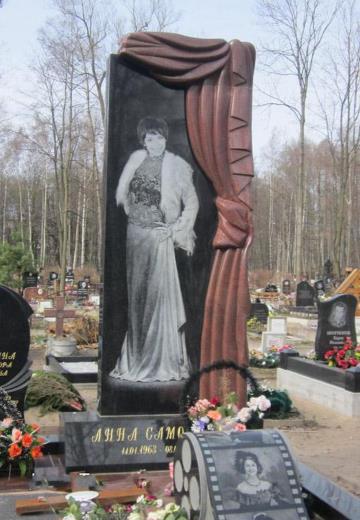 Могила Анны Самохиной Могила Анны Самохиной