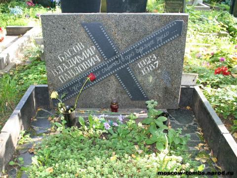 Могила Владимира Басова Могила Владимира Басова