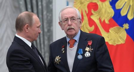 Василий Ливанов с Владимиром Путиным Василий Ливанов с Владимиром Путиным