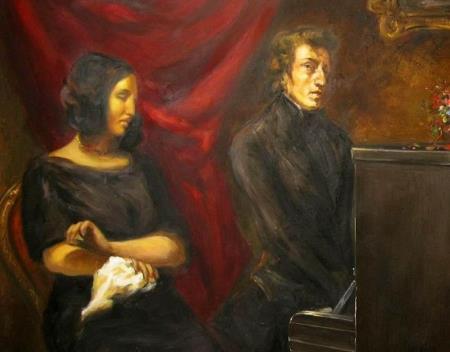 Жорж Санд (псевдоним; настоящее имя - Аврора Дюпен, по мужу- Дюдеван) и Фредерик Шопен Жорж Санд (псевдоним; настоящее имя - Аврора Дюпен, по мужу- Дюдеван) и Фредерик Шопен