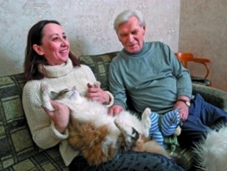 Актер с последней женой Татьяной Танаковой Актер с последней женой Татьяной Танаковой